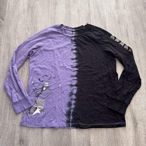 Disney Nightmare Before Christmas Longsleeve Shirt Mens M Jack Skellington